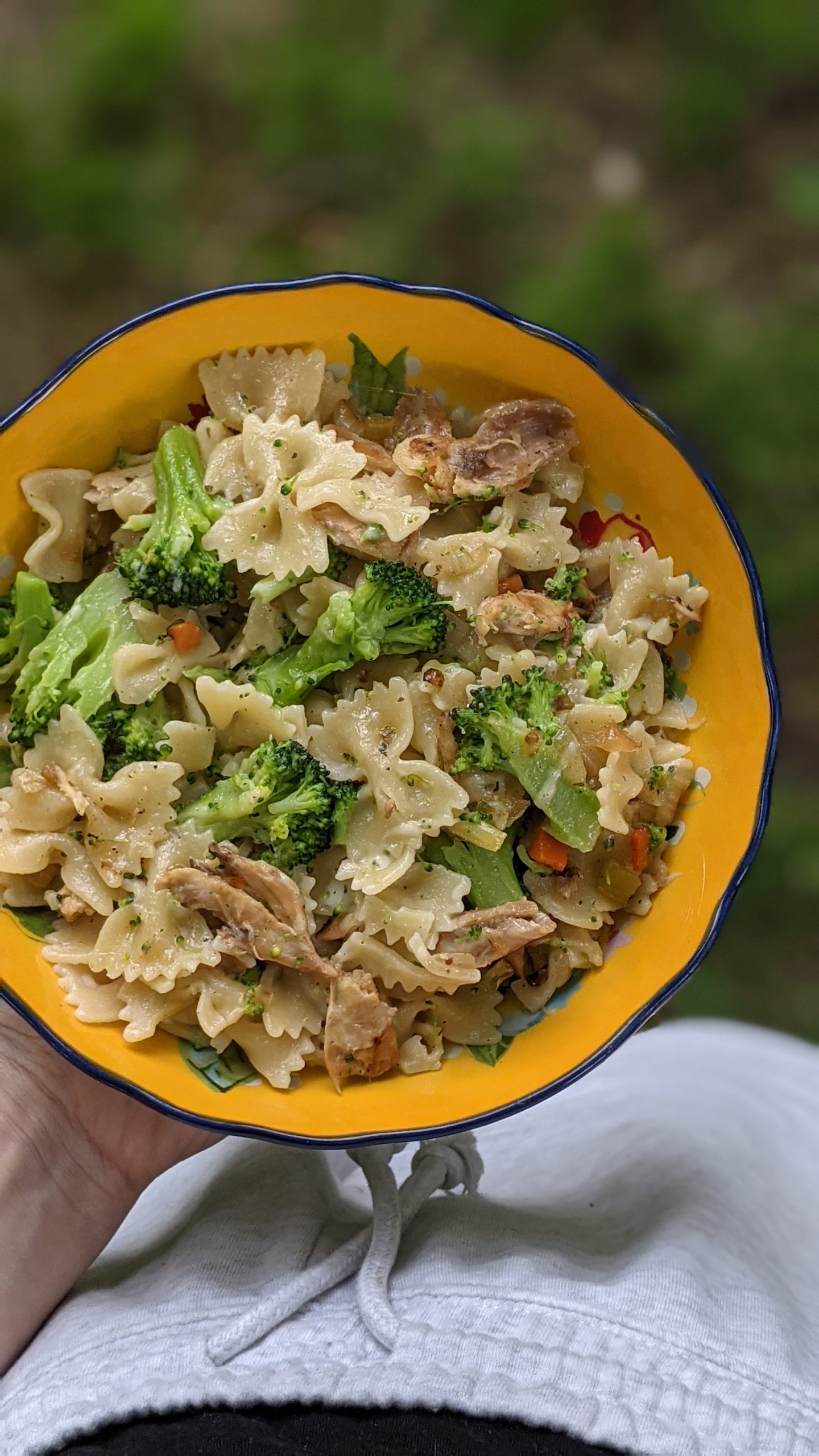 Broccoli & Roasted Chicken Bow Tie Pasta - Whole & Healthy Kitchen